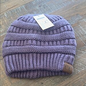 C.C Women's Purple Knit Hat